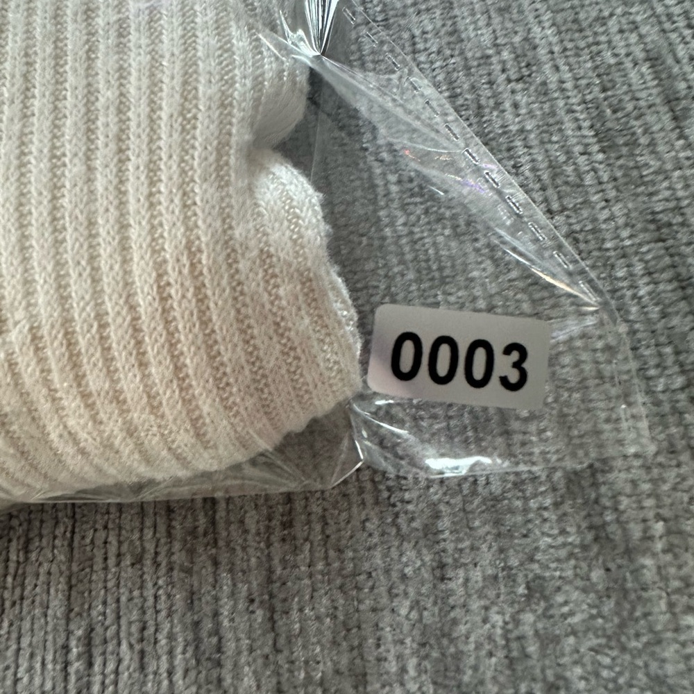 Madewell Sweater Women’s S Ivory Mock Neck Bubble Sleeve Lightweight Pullover - Picture 8 of 8